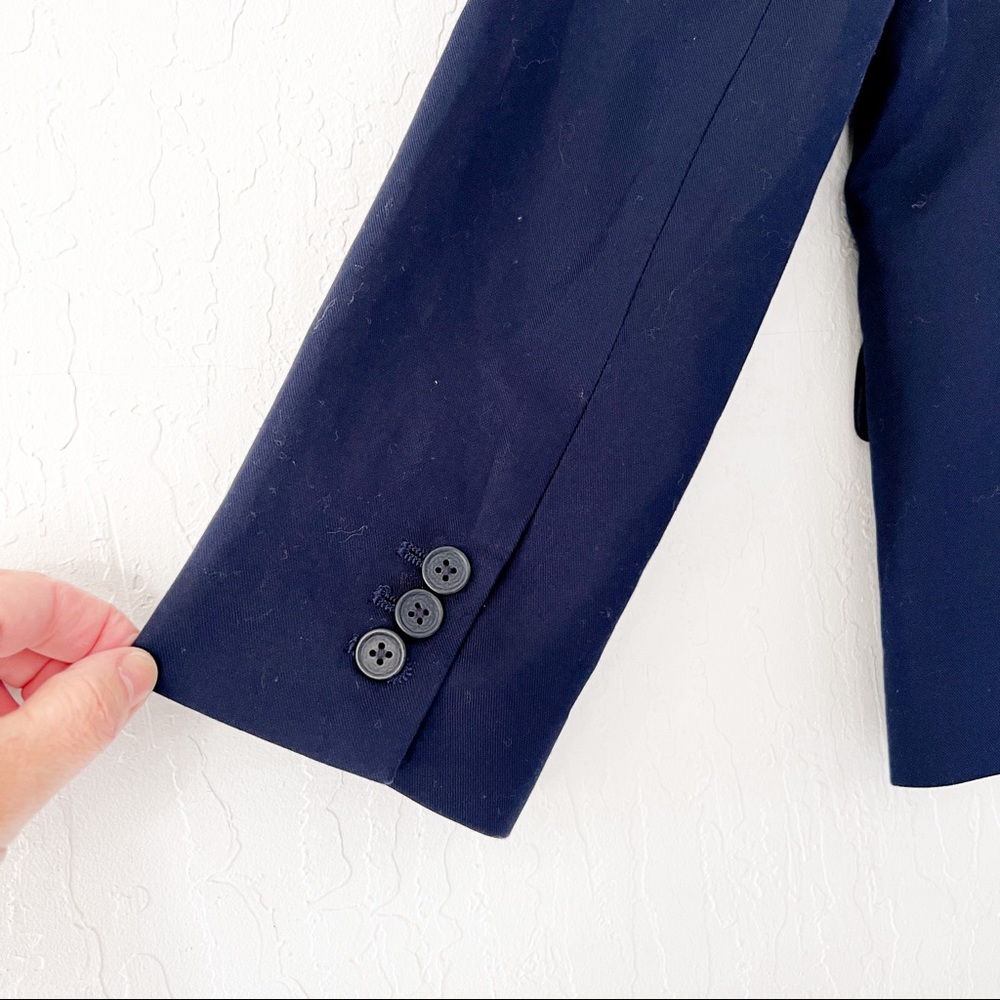 Womens J Crew navy blue blazer, size 4 - Picture 3 of 10